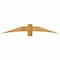 Ekena Millwork Bellingham Rough Sawn Timber Gable Bracket, Western Red Cedar, 72"W x 12"H x 2"D x 6"F, 4/12 Pitch GBW072X12X0206BEL00RWR - alternate 1